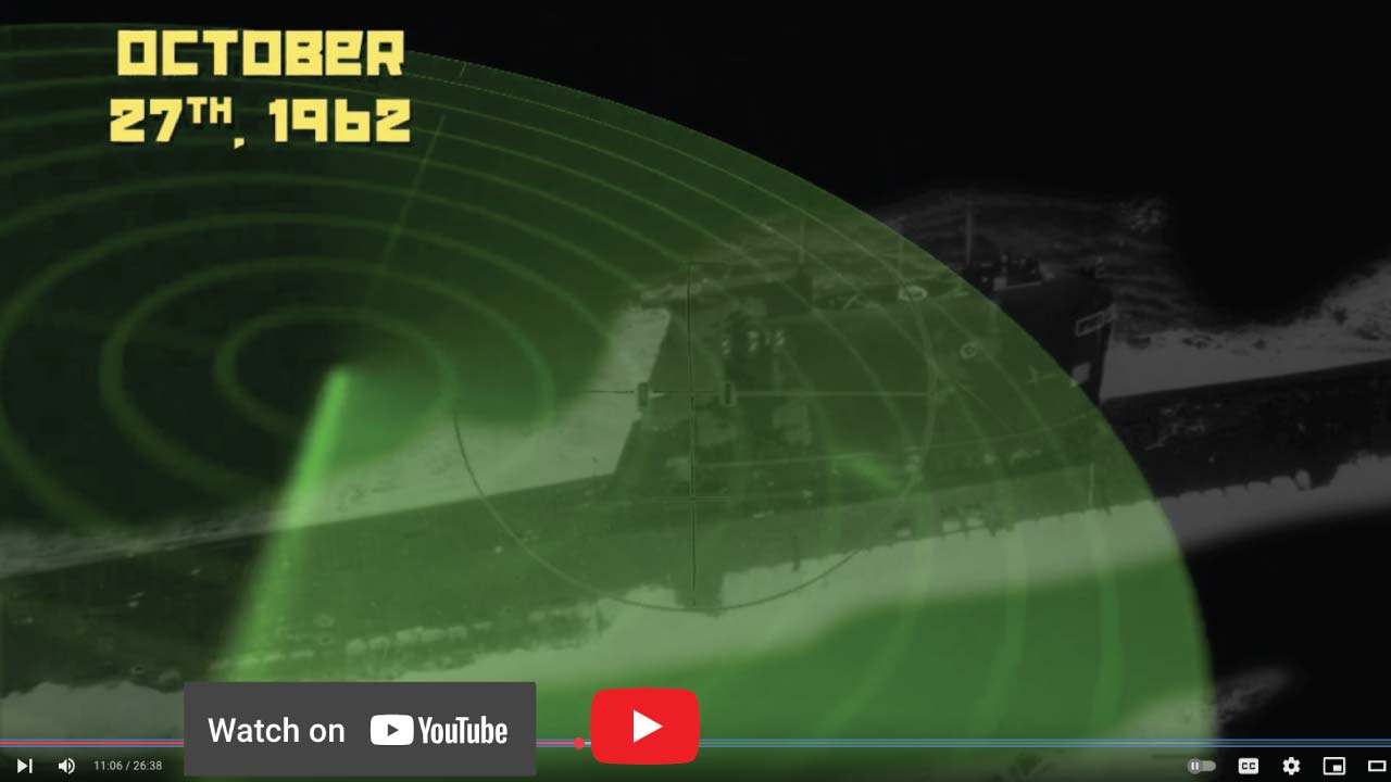 Video still from youTube video of The Man Who Saved the World. When clicked will play video on youTube.